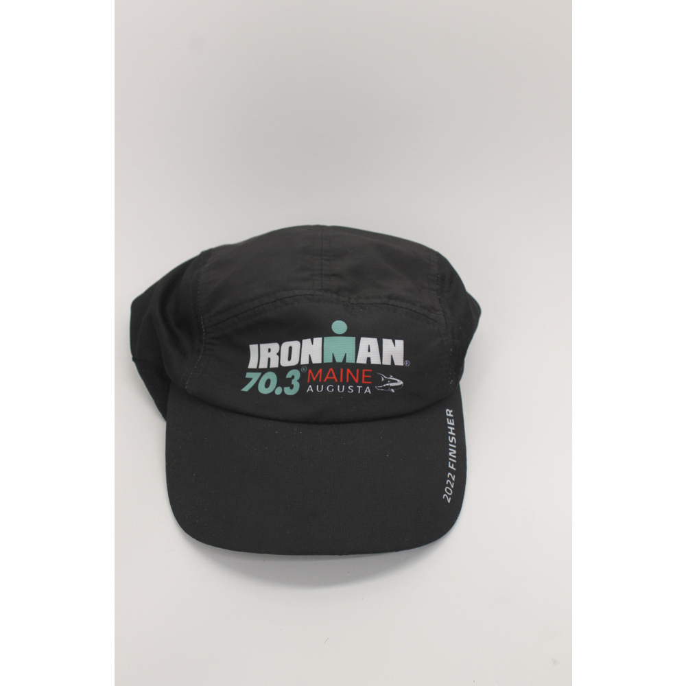 Iron Man 70.3 Augusta Maine finisher black triathlon BOCO gear hat